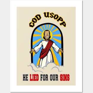 Worship God Usopp Posters and Art